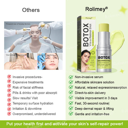 👨‍⚕️Made and shipped from the Australia💫Rolimey® Botox & Vita-A Retinol Shot Wrinkle-Lift Tightening stick- Last Day Promotion 70% OFF