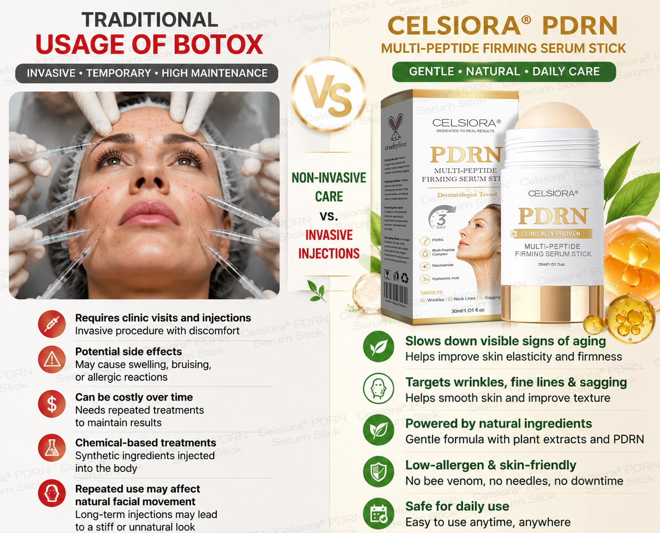 🌟✨Celsiora® PDRN Multi-Peptide Firming Serum Stick👩‍🔬LAST DAY 70% OFF