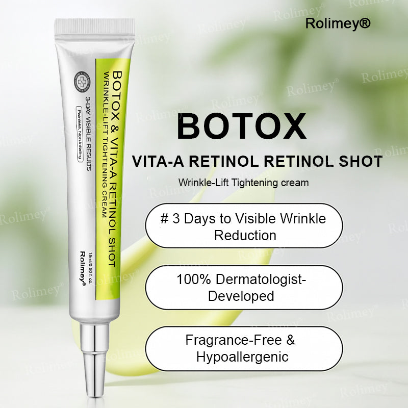 ⌛💫🪄Made and shipped from Australia 💫Rolimey® Botox & Vita-A Retinol Shot Wrinkle-Lift Tightening cream - Last Day Promotion 70% OFF