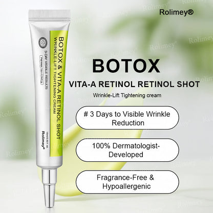 ⌛💫🪄Made and shipped from Australia 💫Rolimey® Botox & Vita-A Retinol Shot Wrinkle-Lift Tightening cream - Last Day Promotion 70% OFF