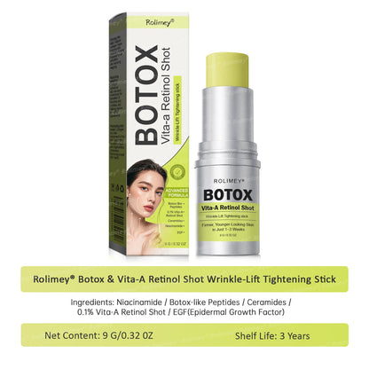 👨‍⚕️Made and shipped from the Australia💫Rolimey® Botox & Vita-A Retinol Shot Wrinkle-Lift Tightening stick- Last Day Promotion 70% OFF