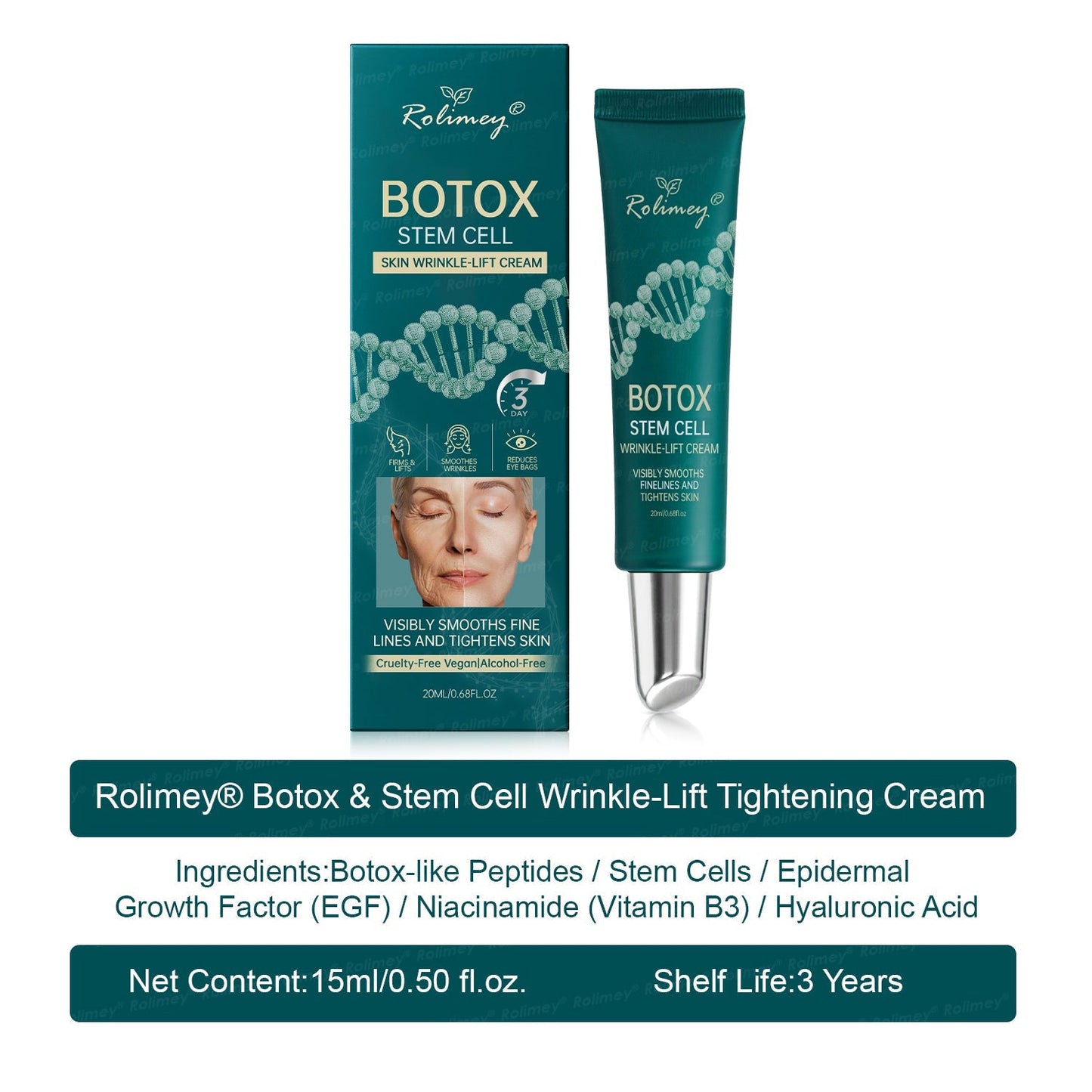 ⏰🔥🇦🇺 LAST DAY!🌟✨Rolimey® Botox & Stem Cell Wrinkle-Lift Tightening Cream