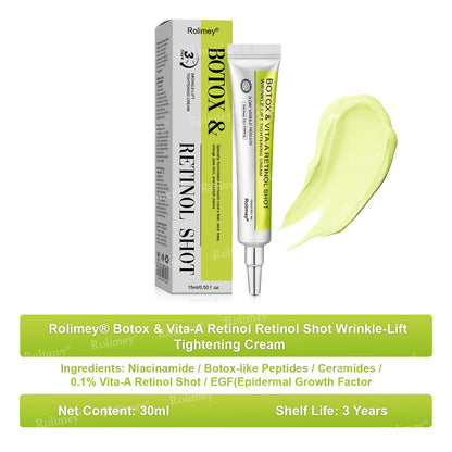 ⌛💫🪄Made and shipped from Australia 💫Rolimey® Botox & Vita-A Retinol Shot Wrinkle-Lift Tightening cream - Last Day Promotion 70% OFF