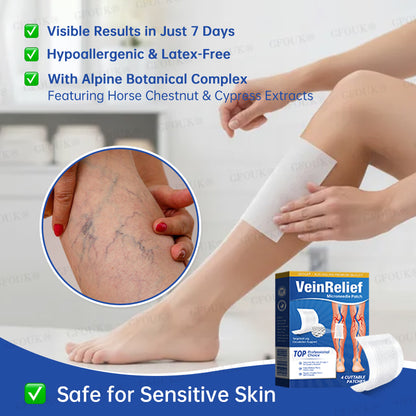 ✅GFOUK® VeinRelief Microneedle Patch ⚡Instant Relief, Long-Term Results