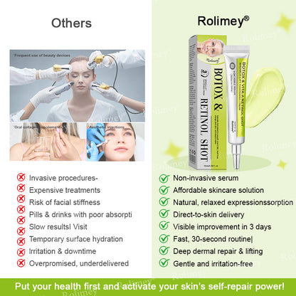 ⌛💫🪄Made and shipped from Australia 💫Rolimey® Botox & Vita-A Retinol Shot Wrinkle-Lift Tightening cream - Last Day Promotion 70% OFF
