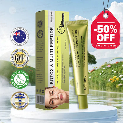 💚🌿✨Rolimey® Multi-Peptide Retinol Shot Age-Reset Wrinkle-Lift Cream