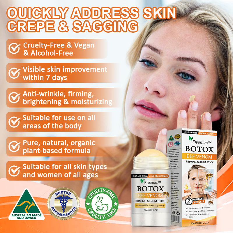 ✨✨LAST DAY 70% OFF🌟Flysmus™ Botox Bee Venom Firming Serum Stick🔥Made and Shipped from Australia