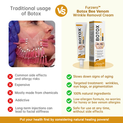 Made and Shipped from Australia-Furzero™ Botox Bee Venom Wrinkle Removal Cream- LAST DAY 70% OFF