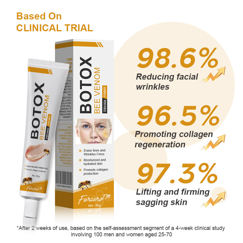 Made and Shipped from Australia-Furzero™ Botox Bee Venom Wrinkle Removal Cream- LAST DAY 70% OFF