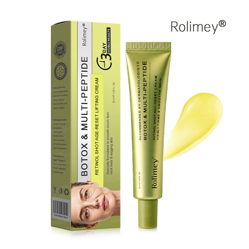 🪄🌟Rolimey® Multi-Peptide Retinol Shot Age-Reset Wrinkle-Lift Cream