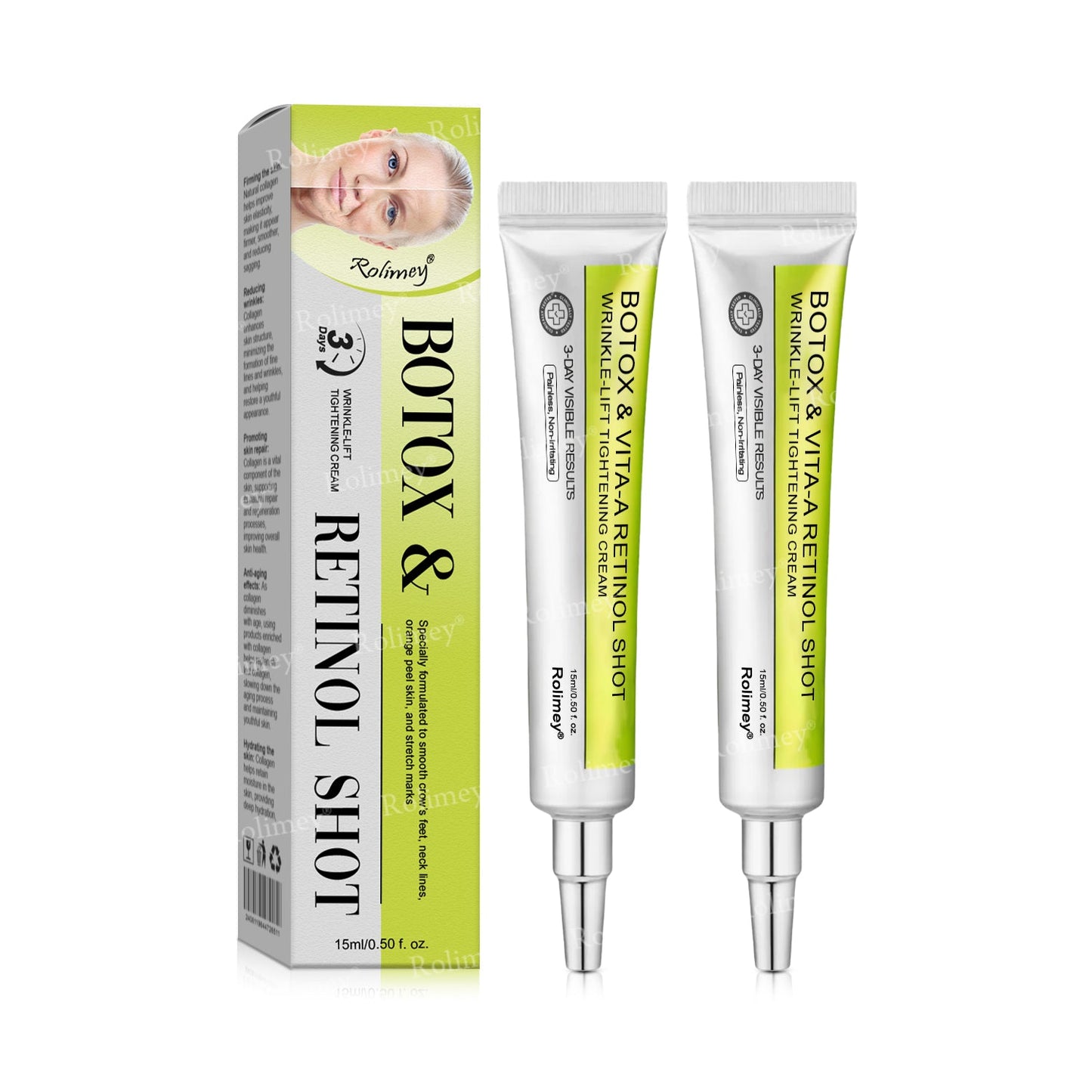 ⌛💫🪄Made and shipped from Australia 💫Rolimey® Botox & Vita-A Retinol Shot Wrinkle-Lift Tightening cream - Last Day Promotion 70% OFF